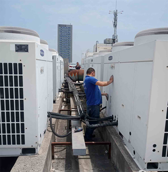 开鲁中央空调制热和不制冷系统维修方法